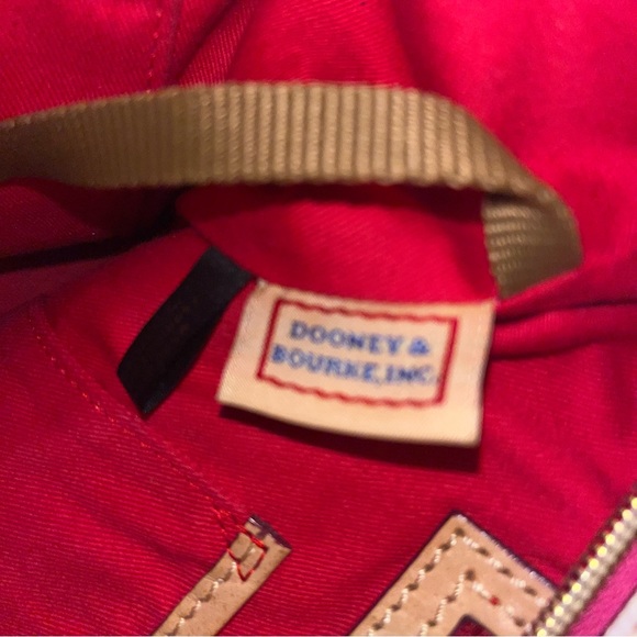 Dooney & Bourke pink chevron tote bag - Picture 4 of 13